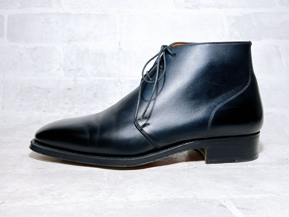 定価15万円【極美品】SANTONI チャッカブーツ UK7.5 定価15万円【極美品】SANTONI チャッカブーツ UK7.5