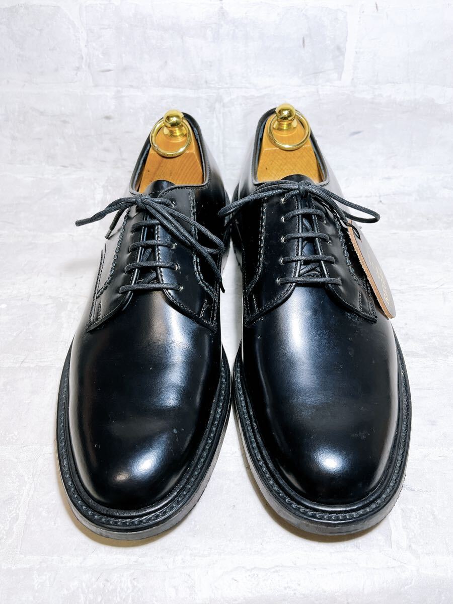 【未使用】REGAL リーガル 上質 プレーントゥ ビジネスシューズ 黒 レザー PIGEON 25EEcm メンズ 高級紳士靴の画像4