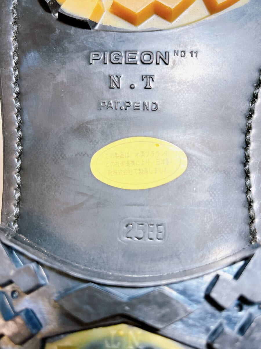 【未使用】REGAL リーガル 上質 プレーントゥ ビジネスシューズ 黒 レザー PIGEON 25EEcm メンズ 高級紳士靴_画像7