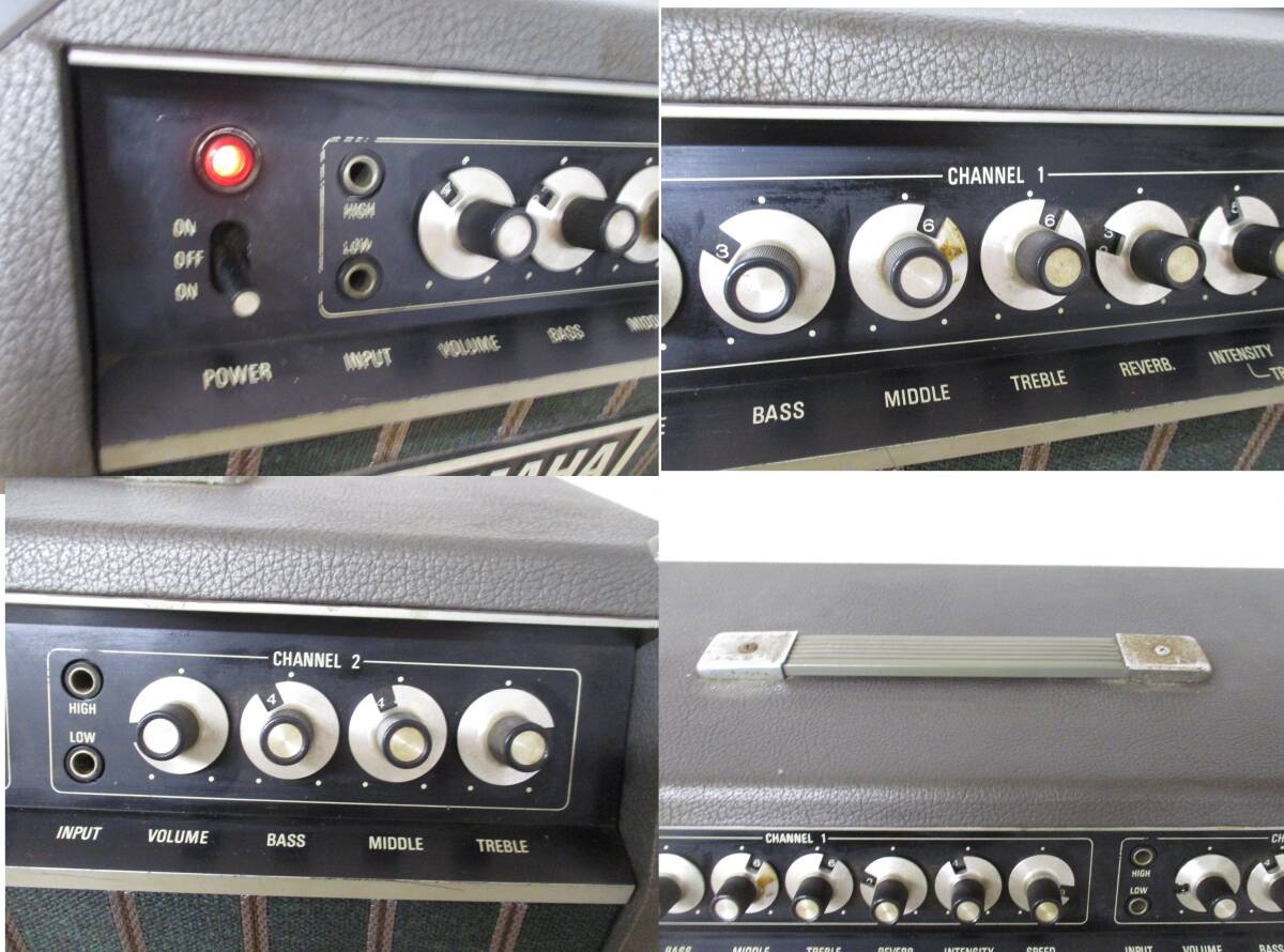TJ-830 『 YAMAHA ヤマハ YTA-45 』ギターアンプ カバー付き　通電確認済み　現状渡し　音響機器　_画像4