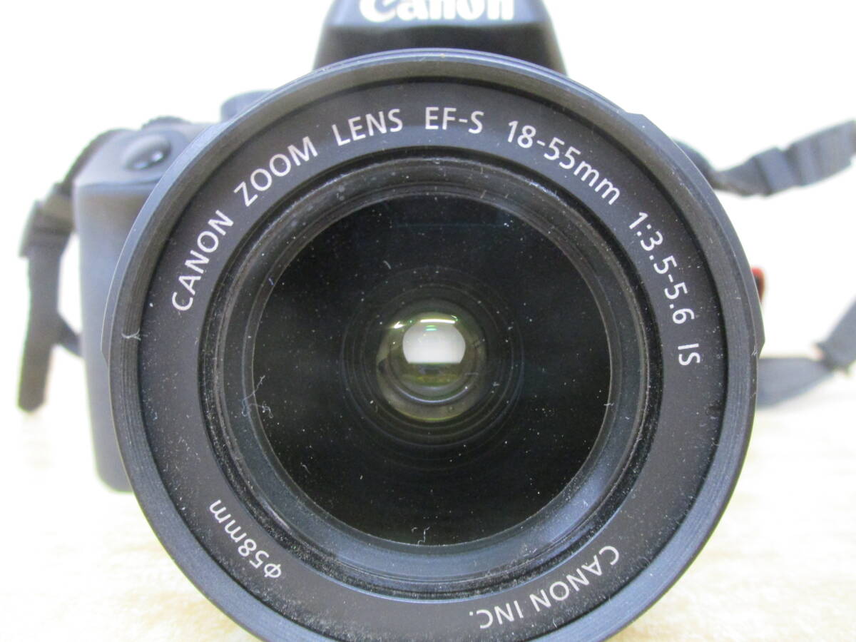 e9-2（Canon EOS Kiss F/18-55mm 1:3.5-5.6 IS）カメラ レンズセット キャノン 一眼 オートフォーカス 動作未確認 ジャンク 現状品_画像8