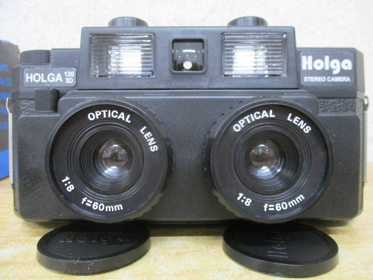 e10-2（HOLGA 120-3D ステレオカメラ）箱付き 説明書 ホルガ Create 3D photos with Stereo Holga camera 動作未確認 現状品の画像2