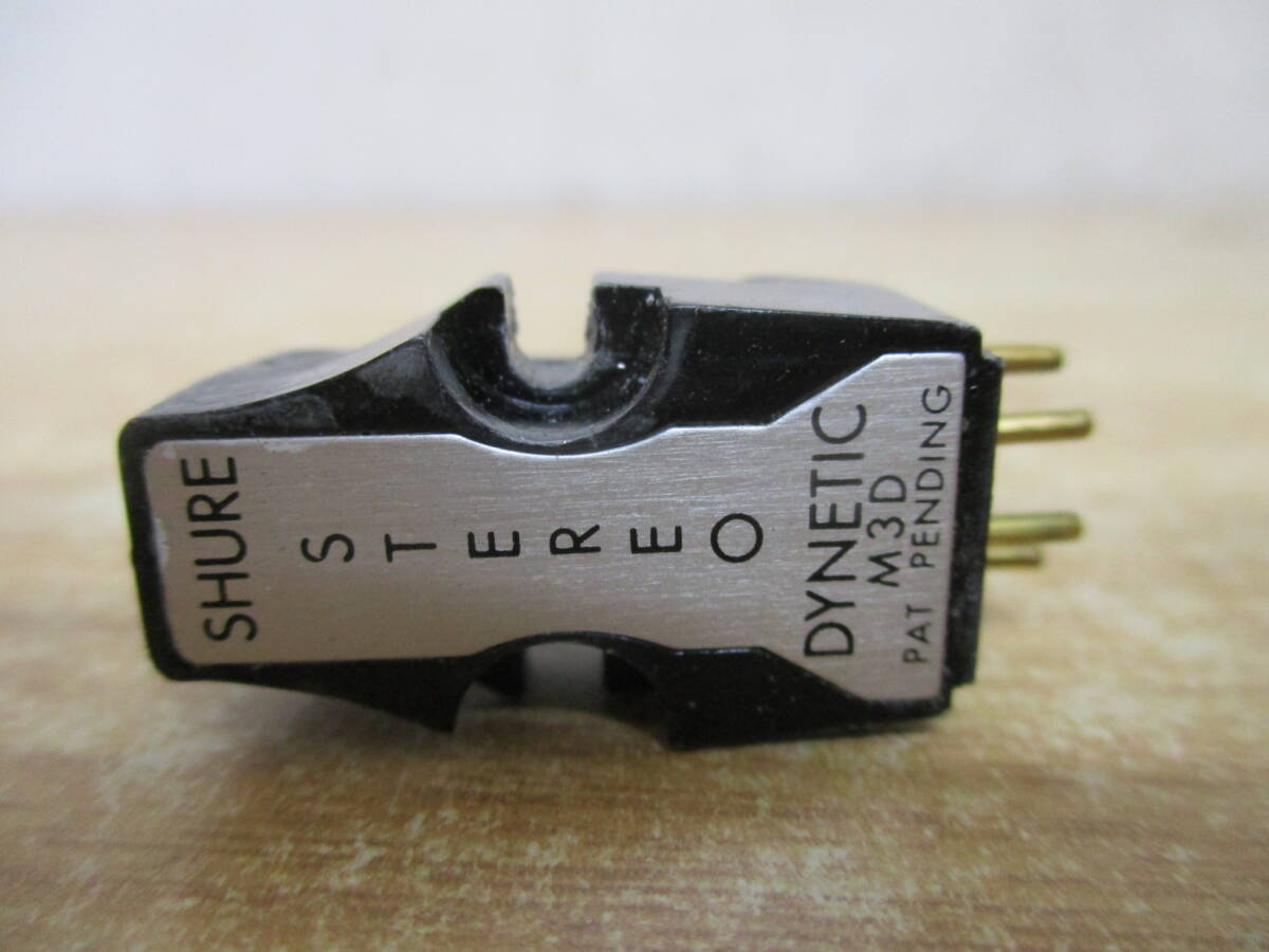 e9-4（SHURE M3D カートリッジ）ortofon ヘッドシェル付 シュアー レコード針 交換針 ターンテーブル オーディオ 動作未確認 現状品の画像3