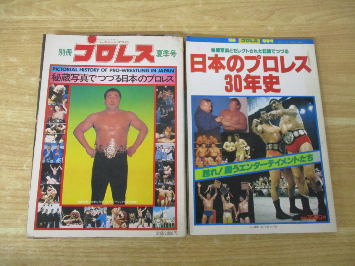 c3-4（プロレス 関連本）31冊セット ゴング/新日本プロレス/プロレス王国 まとめ売り ベースボールマガジン アントニオ猪木 関連書籍 雑誌_画像4