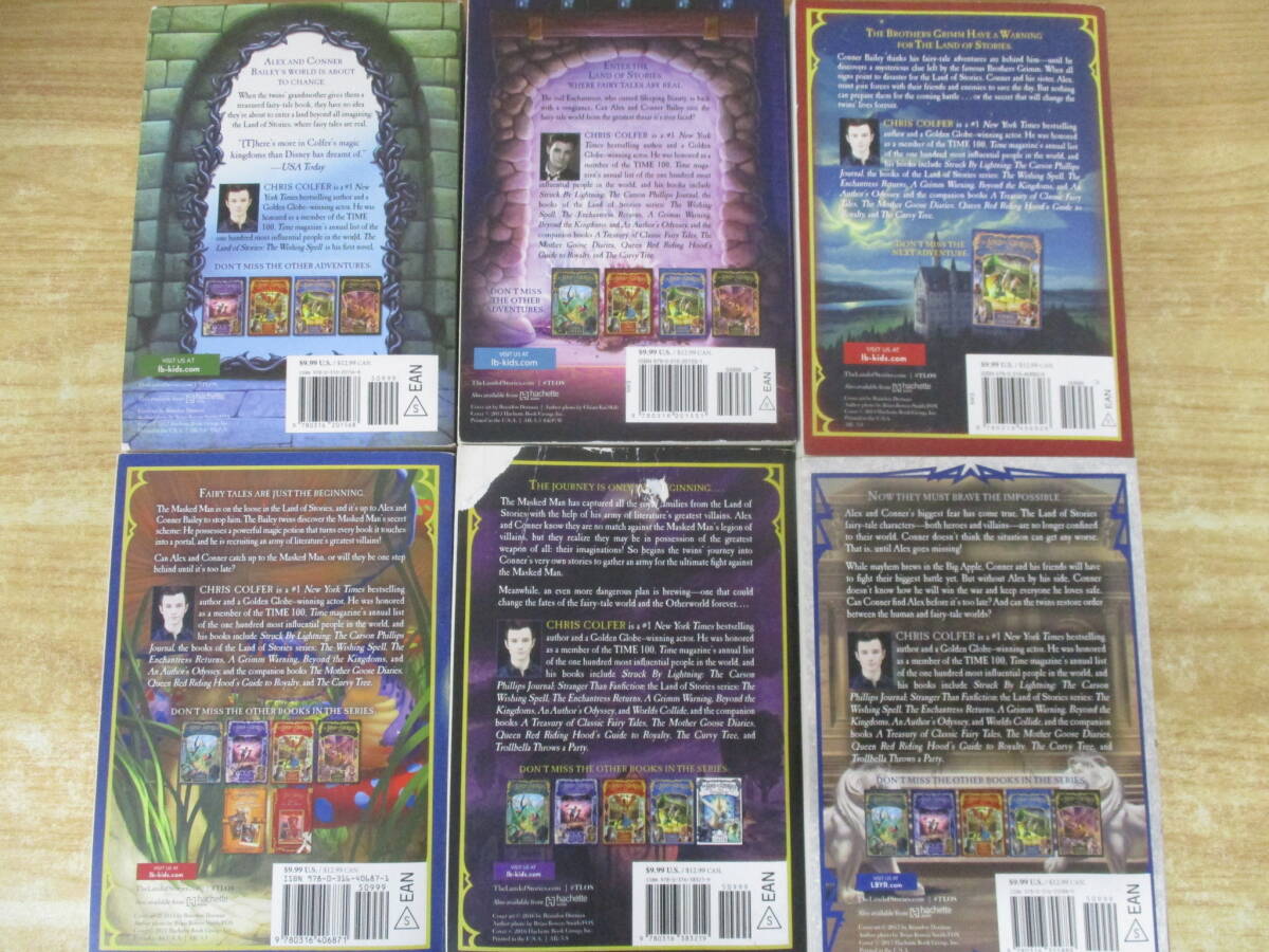 d3-3（THE LAND OF STORIES）全6巻 収納BOX付き CHRIS COLFER ザ・ランド・オブ・ストーリーズ クリス・コルファー 洋書の画像3
