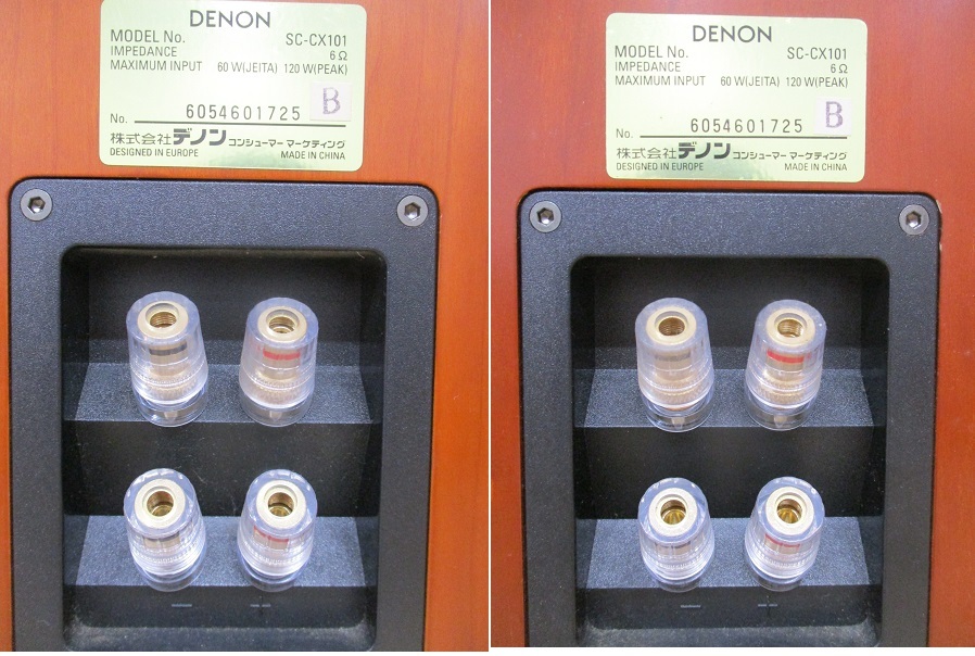 TJ-814(DENON SC-CX101 динамик ) Denon ten on книжная полка type speaker аудио звук оборудование работоспособность не проверялась текущее состояние товар 
