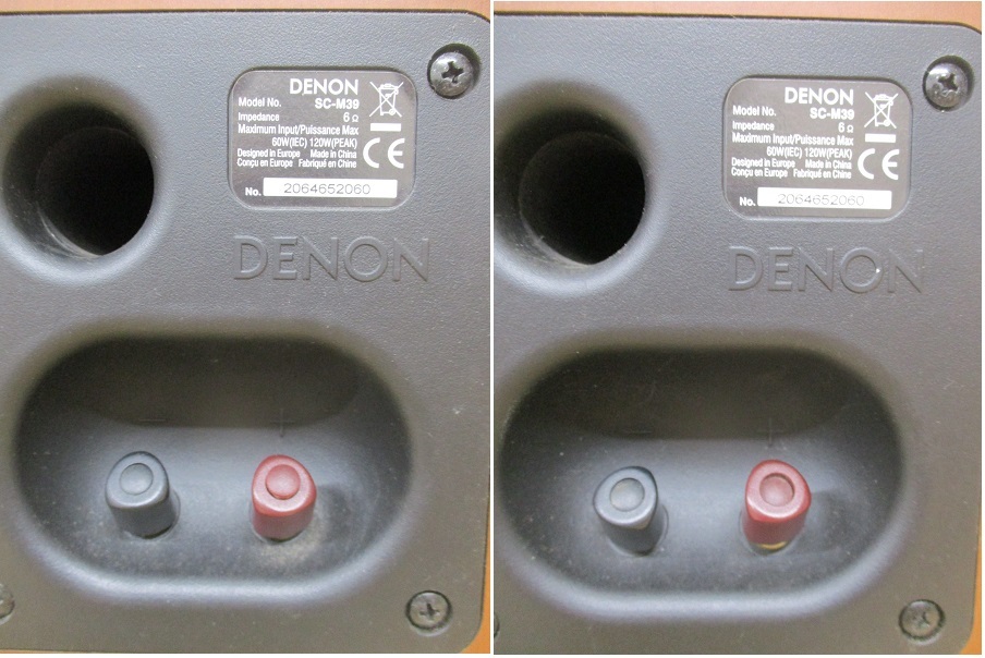 TJ-817（DENON SC-M39 スピーカー）デノン デンオン ブックシェルフ型 speaker オーディオ 音響機器 動作未確認 現状品の画像7