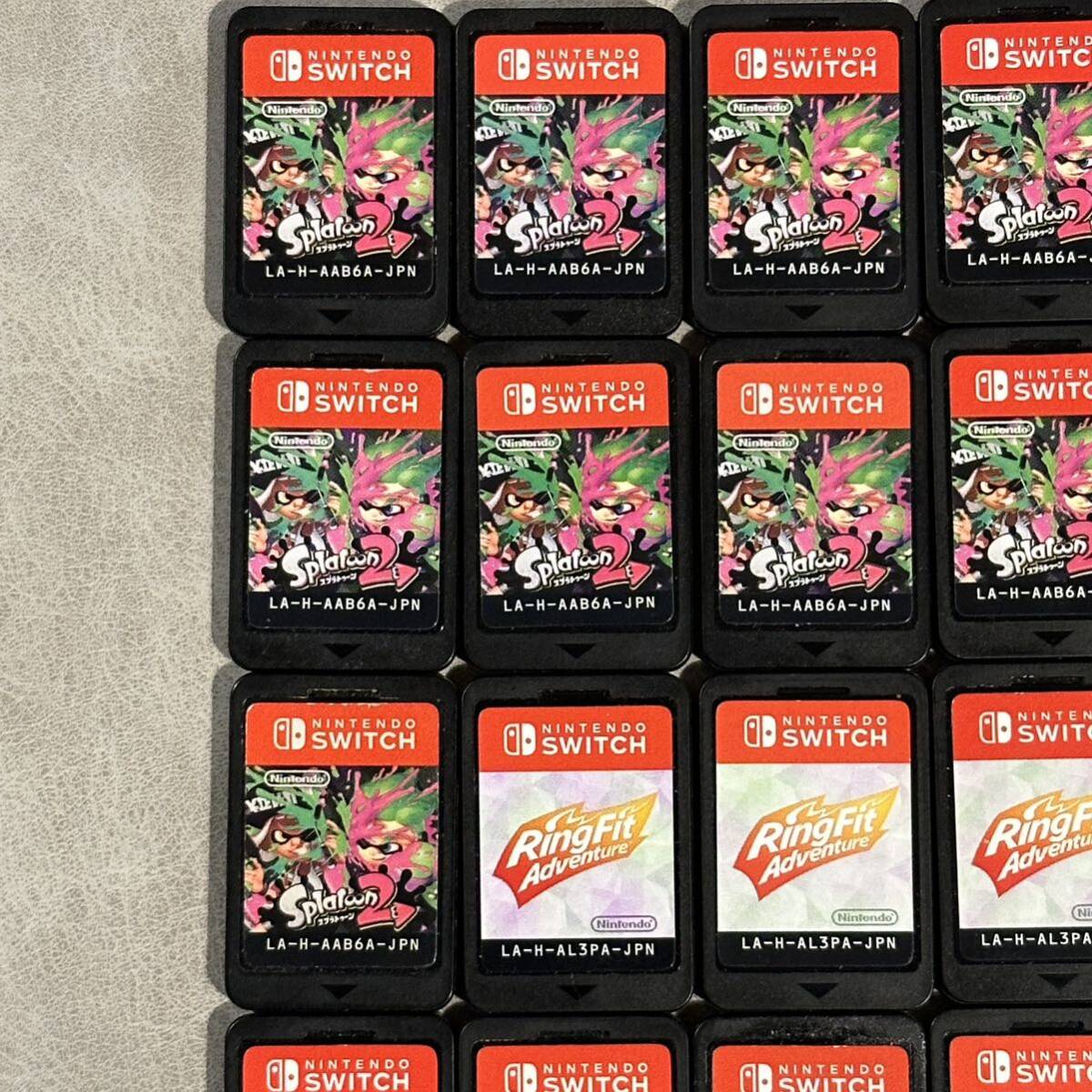 【動作品】23本 ニンテンドー スイッチ ソフトのみ スプラトゥーン２ マインクラフト 釣りスピリッツ Nintendo Switch 管理番号SM404_画像2