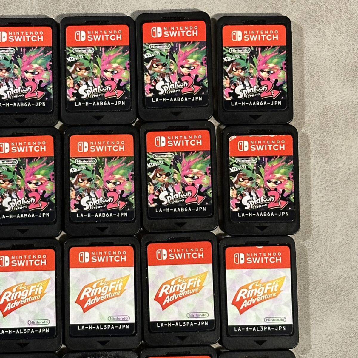 【動作品】23本 ニンテンドー スイッチ ソフトのみ スプラトゥーン２ マインクラフト 釣りスピリッツ Nintendo Switch 管理番号SM404の画像3