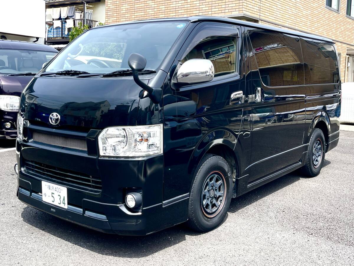 【諸費用０円】平成26 車検満タン 実走19万キロ スーパーGL 両側パワースライドドア ナビ TV バックモニター ETC TRD顔 モデリスタエアロ_画像1