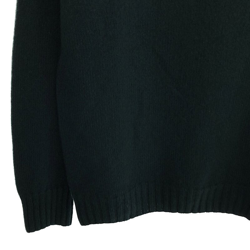 【美品】 ARMEN / アーメン | GEELONG LAMBS WOOL CREW PULL クルーネックニット | 2 | グリーン | レディース_画像3