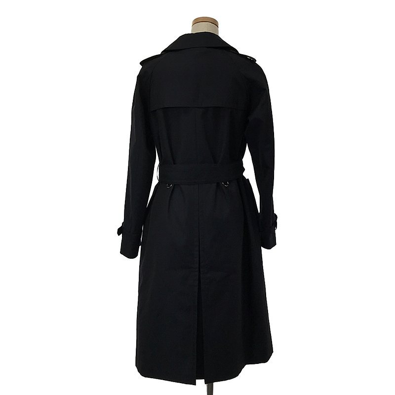 【美品】 AQUASCUTUM / アクアスキュータム | BASIC TRENCHCOAT LONG トレンチコート | 4 | ネイビー | レディース_画像5