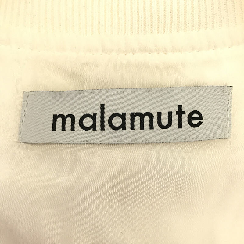 malamute / マラミュート | 2021AW | リブカラードッキングシャツ | M | ホワイト_画像5