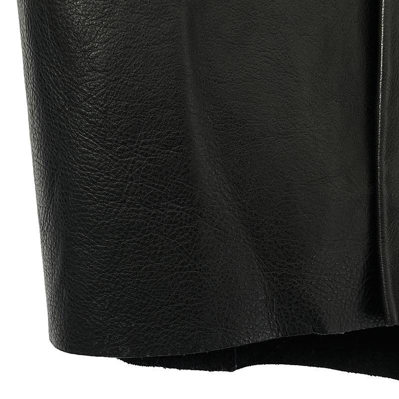 【美品】 m.a+ / エムエークロス | leather jacket / レザー シャツ ジャケット | 44 | black | レディース_画像3