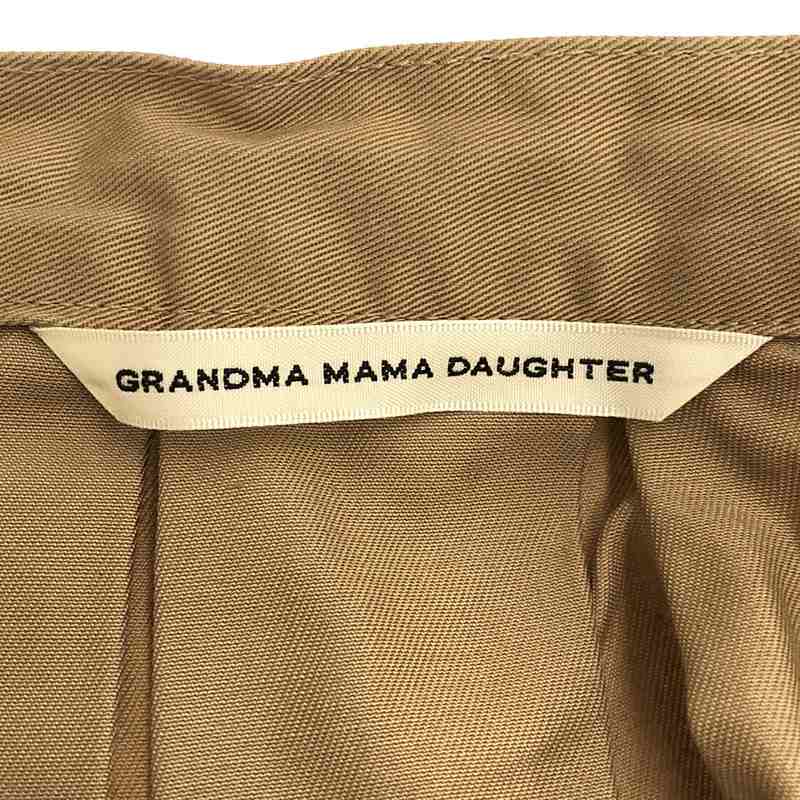 grandma MAMA daughter / グランマママドーター | チノプリーツスカート | 2 | ベージュ | レディースの画像5