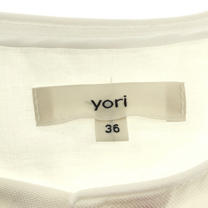 yori / ヨリ | コットンリネンシャツ | 36 | ホワイト | レディースの画像5