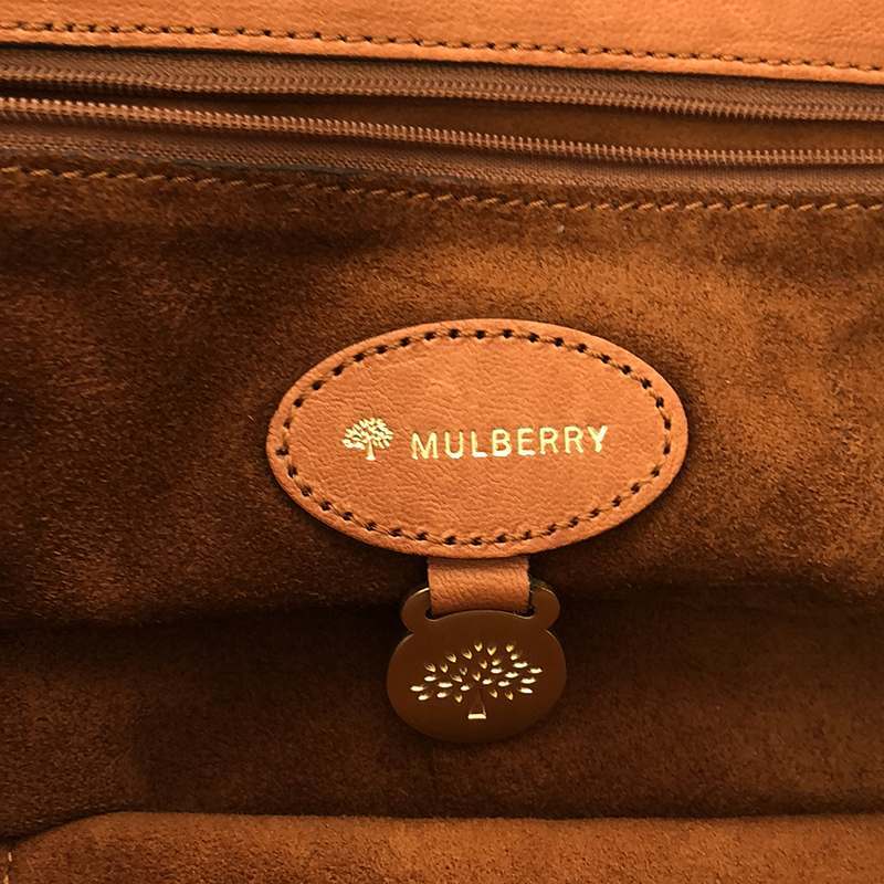 【美品】 Mulberry / マルベリー | オールレザー フラップ ショルダーバッグ | ブラウン | メンズ_画像4