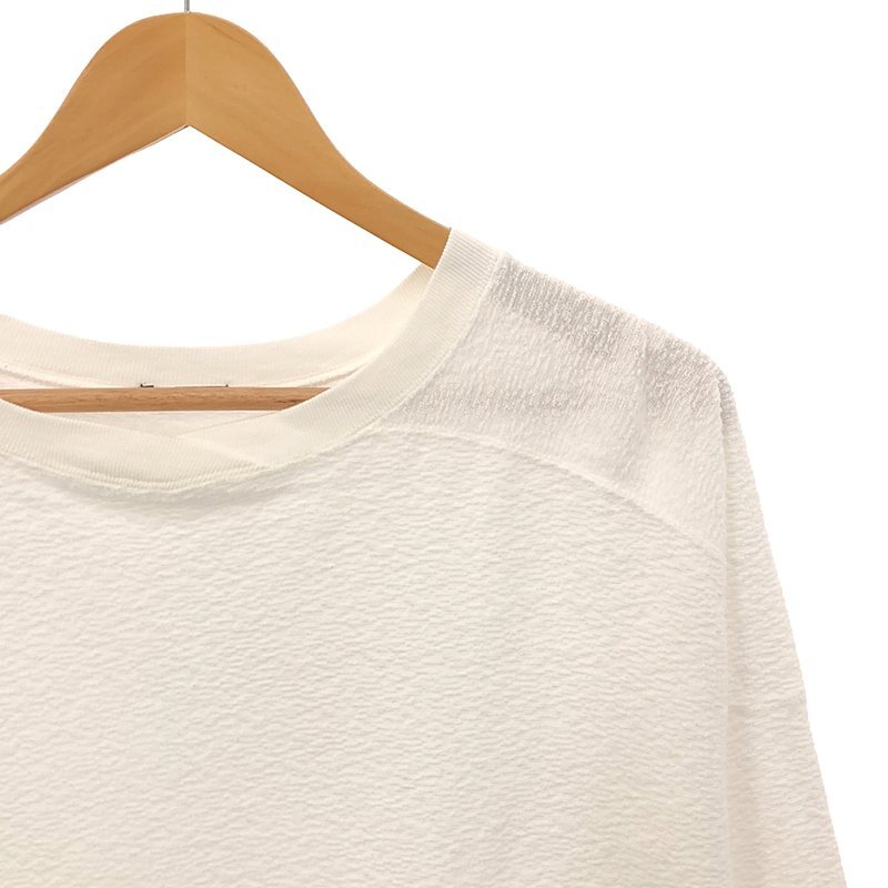 DENHAM / デンハム | SPORTY SOFT MODEL パイル エルボーパッチ ロングスリーブ Tシャツ | XL | ホワイト | メンズ_画像2