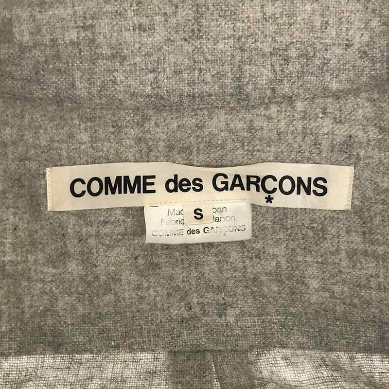 COMME des GARCONS / コムデギャルソン | 2013AW | ウール ワイドカラーシャツ | S | グレー | レディース_画像5