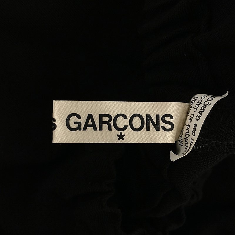 【美品】 COMME des GARCONS / コムデギャルソン | 2021AW | リボン装飾 ワイド イージーパンツ | S | ブラック | レディース_画像6