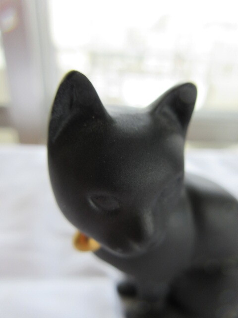 ◎フランクリンミント★ブラックバサルトの猫（bs26)の画像2