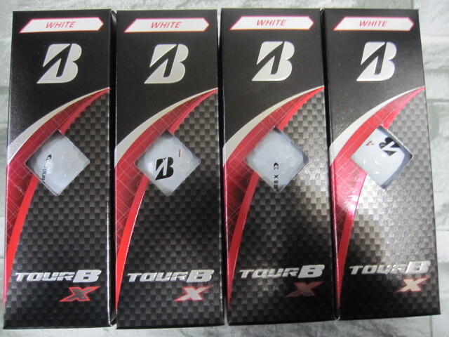 送料520円■新品■税込■ 2024 ≪ TOUR B X ≫ ホワイト 1ダース分 12個 BRIDGESTONE GOLF ブリヂストン ツアーB_画像1