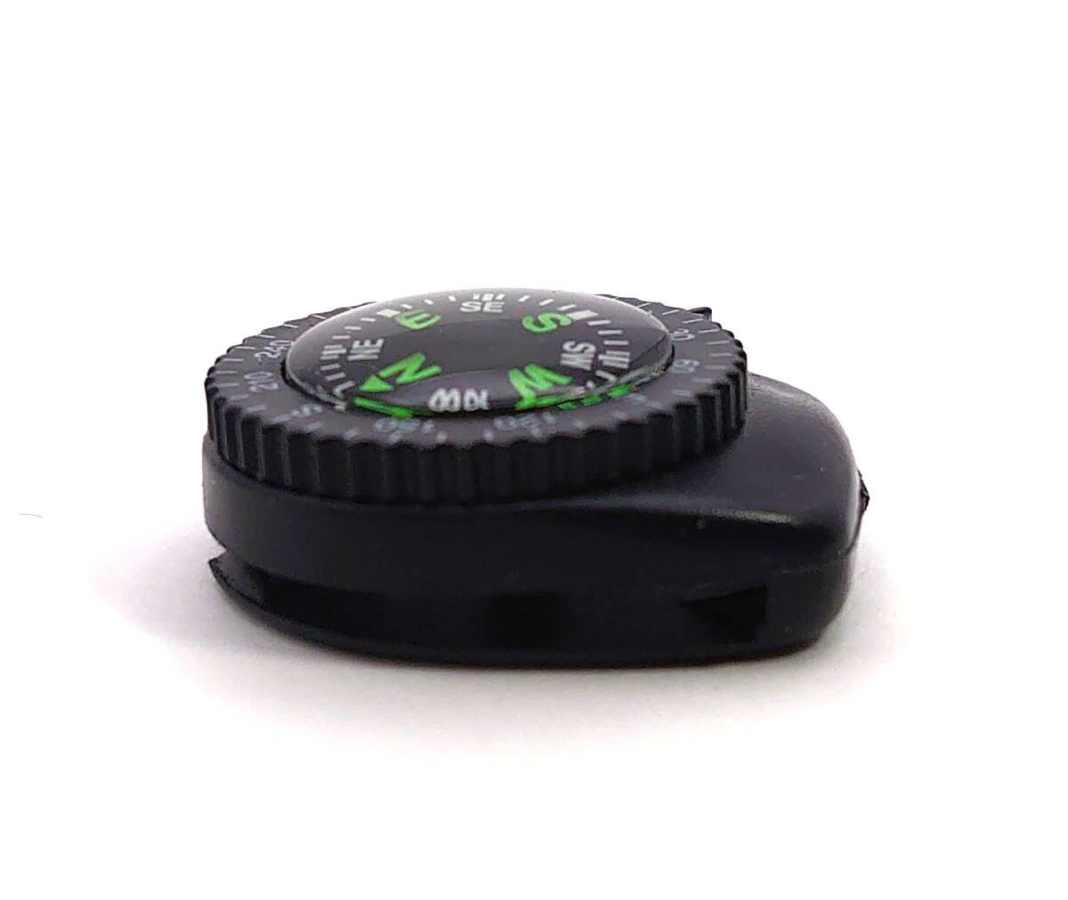 腕時計ベルト用 コンパス 2個 クリップタイプ リキッド式 オイルコンパス 黒 回転式ベゼル ～22mm幅 方位磁石 ミリタリーウォッチ等にの画像4