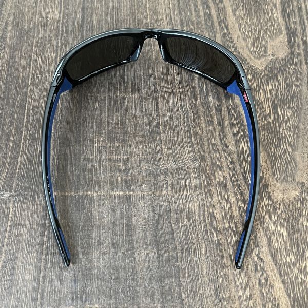 サングラス★OAKLEY Straightlink★オークリー ストレートリンク【未使用品】サファイア ミラー ブラック ブルー ドライブ アウトドア 青