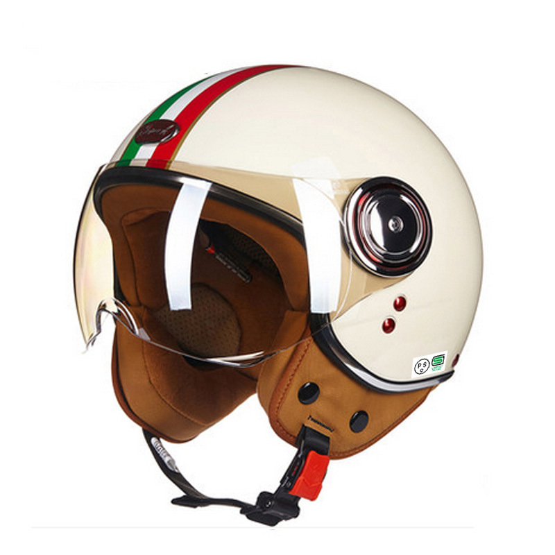人気 BEON バイクヘルメット 超軽量 半帽ヘルメット ジェットヘルメット 半キャップヘルメット 男女兼用 21色1-M_画像6
