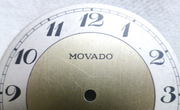 モバード / MOVADO ◆ 懐中時計用 / 金属文字盤 ◆ デットストック品の画像2