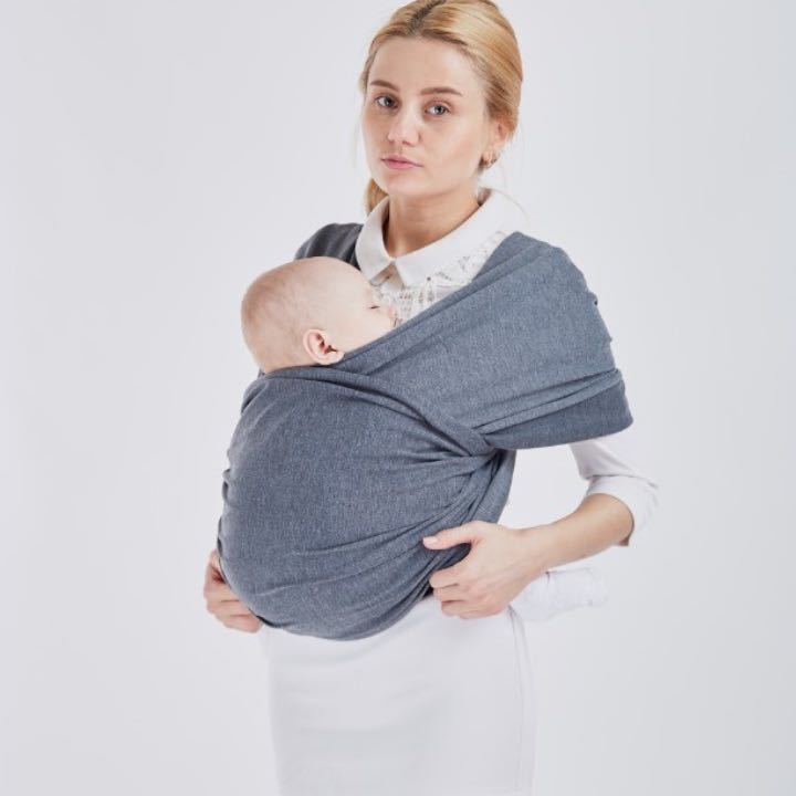【ハンズフリー】ベビー 抱っこ紐 スリング 新生児 収納袋付き 伸縮性 柔らかいの画像7