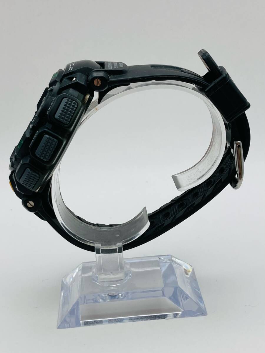 【7774】 ★1円スタート 稼働品 CASIO/カシオ/PRO TREK/プロトレック/PRG-240/デジタル/10BAR/タフソーラー/メンズ腕時計の画像4