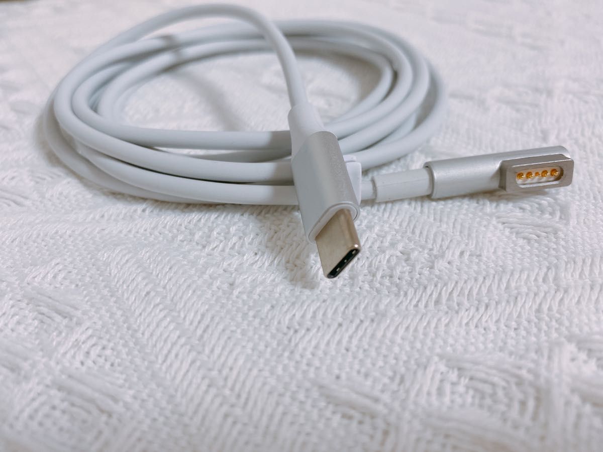 新品  MagSafe L型MacbookAir/Pro  PD 磁気ケーブル 1.8m (45W、60W、85W兼用)