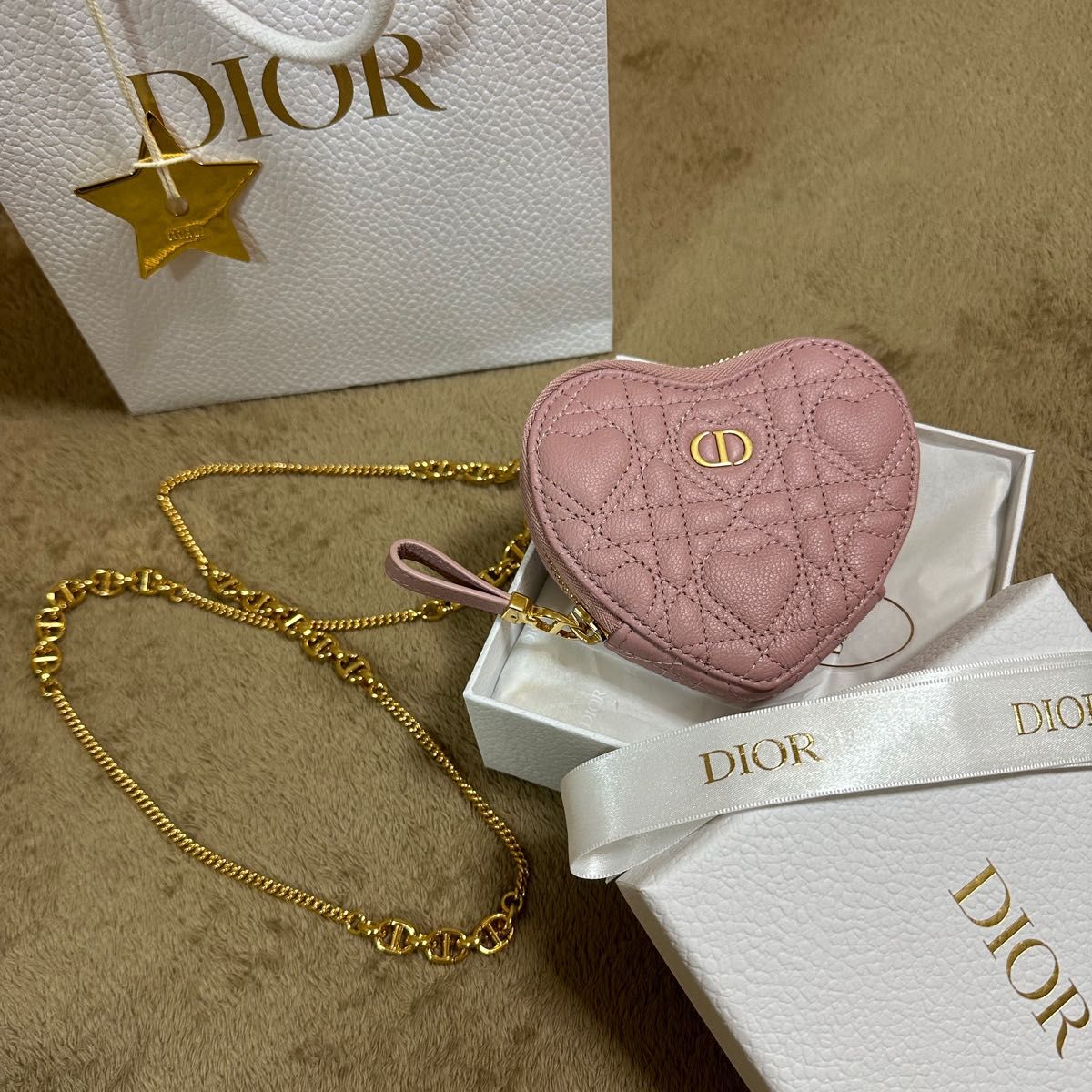 即日発送】DIOR CARO チェーンハートポーチ バッグ|Yahoo 即日発送】DIOR CARO チェーンハートポーチ バッグ|Yahoo