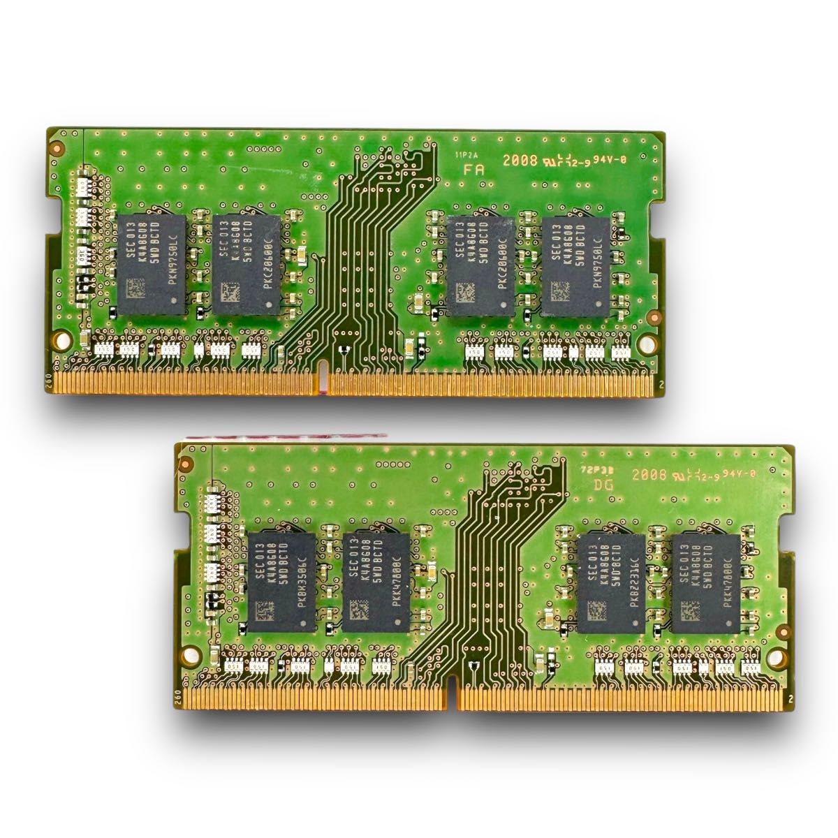 M125-48GW SAMSUNG  ノートPC 換装・増設用メモリ  S.O.DDR4-2666 8GB×2枚セット 