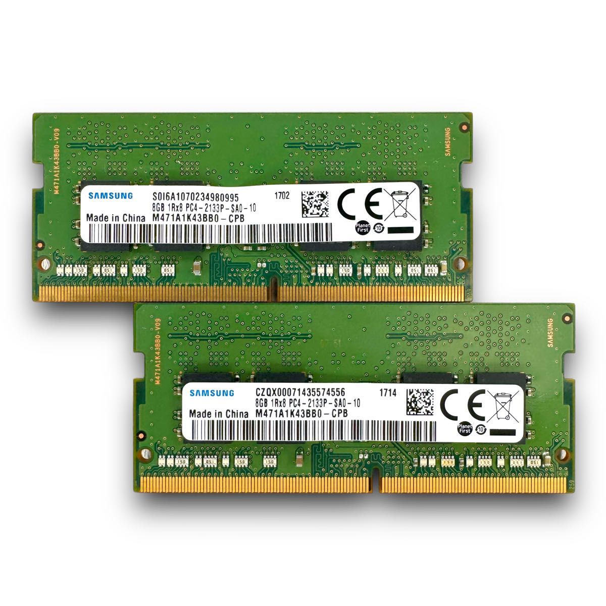 M148-48GW SAMSUNG ノートPC 換装・増設用メモリ S.O.DDR4-2133 8GB×2枚セット