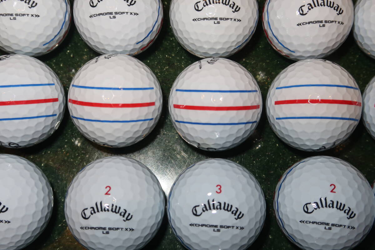 ロストボール 2022年モデル CALLAWAY CHROME SOFT X LS トリプルトラック 20個の画像2