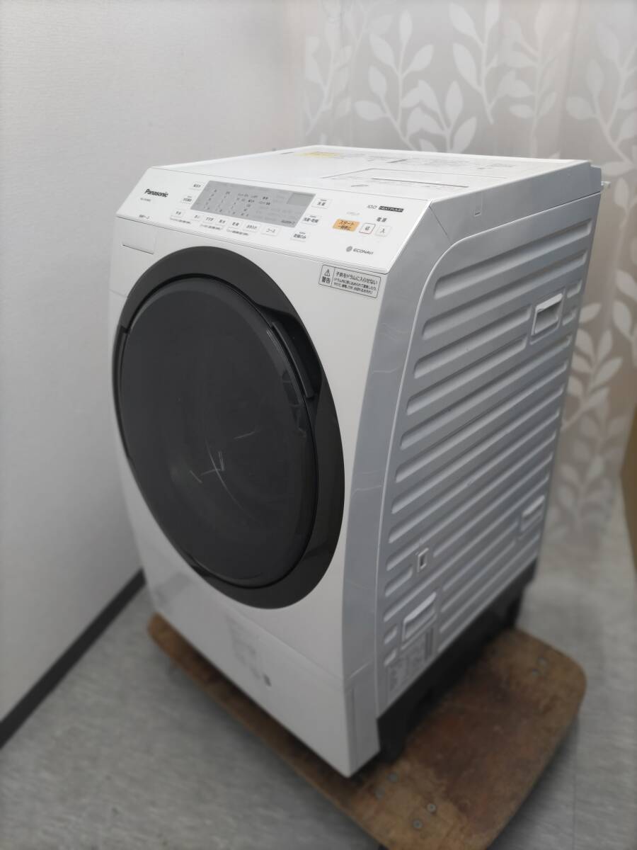 【Panasonic】 パナソニック ななめドラム洗濯乾燥機 10kg 左開き NA-VX3900L 2019年製の画像3