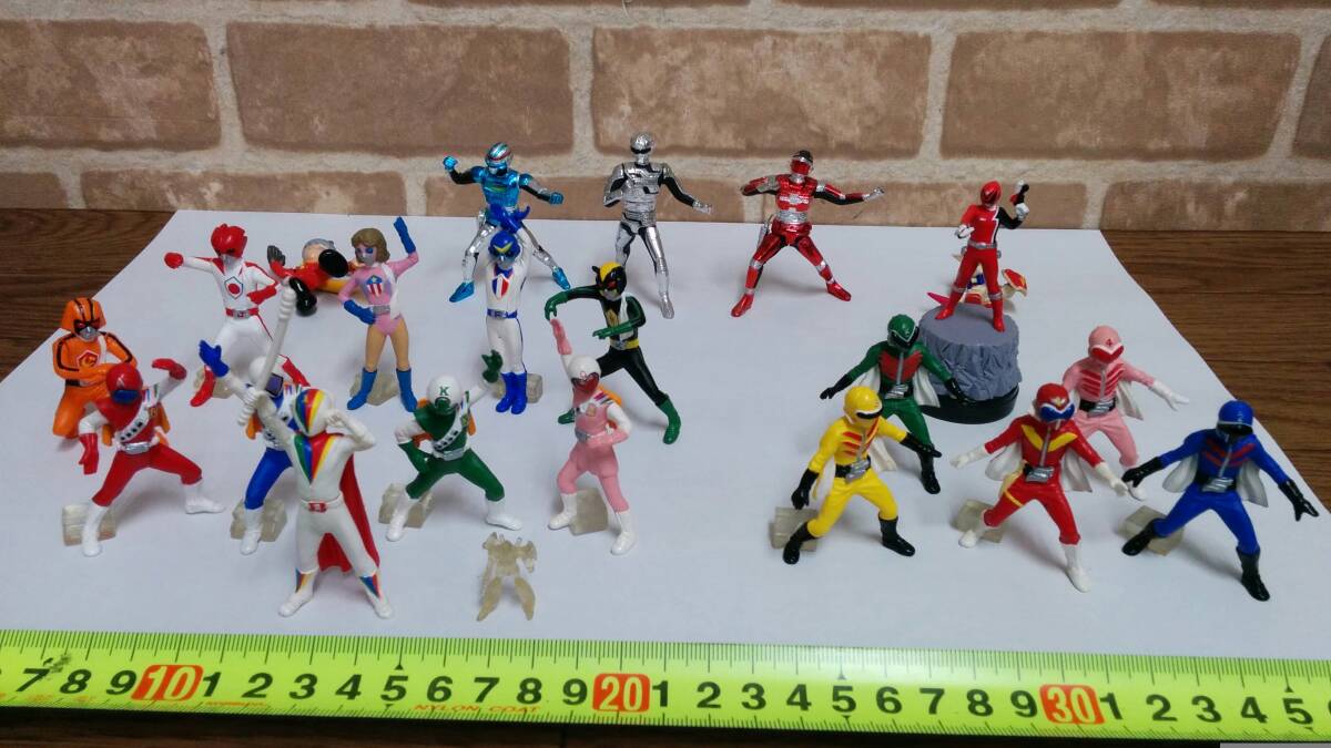 スーパー戦隊シリーズ 19体 ミニフィギュア ゴレンジャー スーパー戦隊シリーズ 19体 ミニフィギュア ゴレンジャー