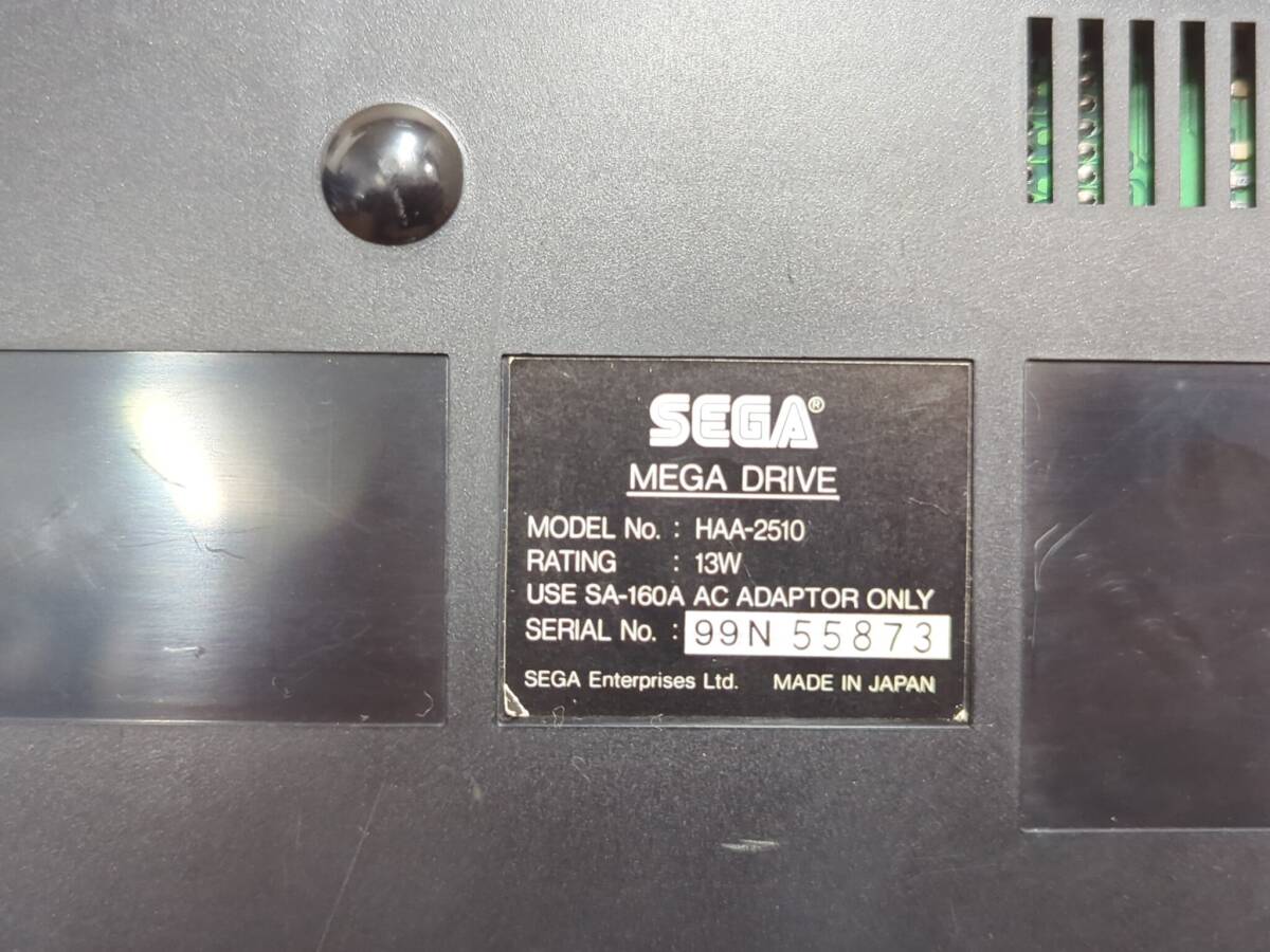 ＜414Y100＞SEGA【セガ】MEGA DRIVE / メガドライブ 16-BIT HAA-2510 未検証品 ジャンク扱い品の画像7