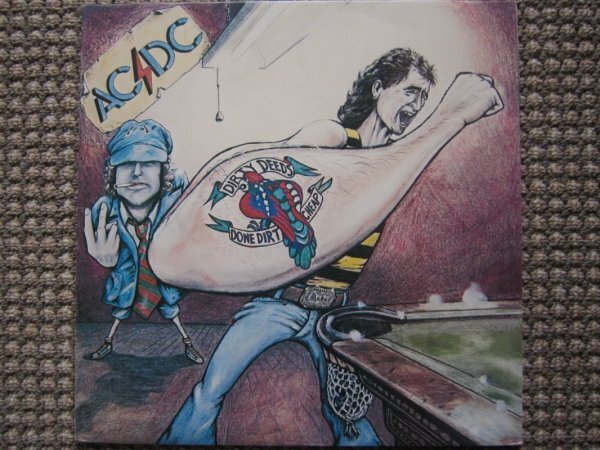 ★【 オーストラリア盤】AC/DC/DIRTY DEEDS DONE DIRT CHEAP 悪事と地獄 ALBERT PRODUCTIONS APLP-020 欧米盤とは収録曲違い 極美盤★の画像1
