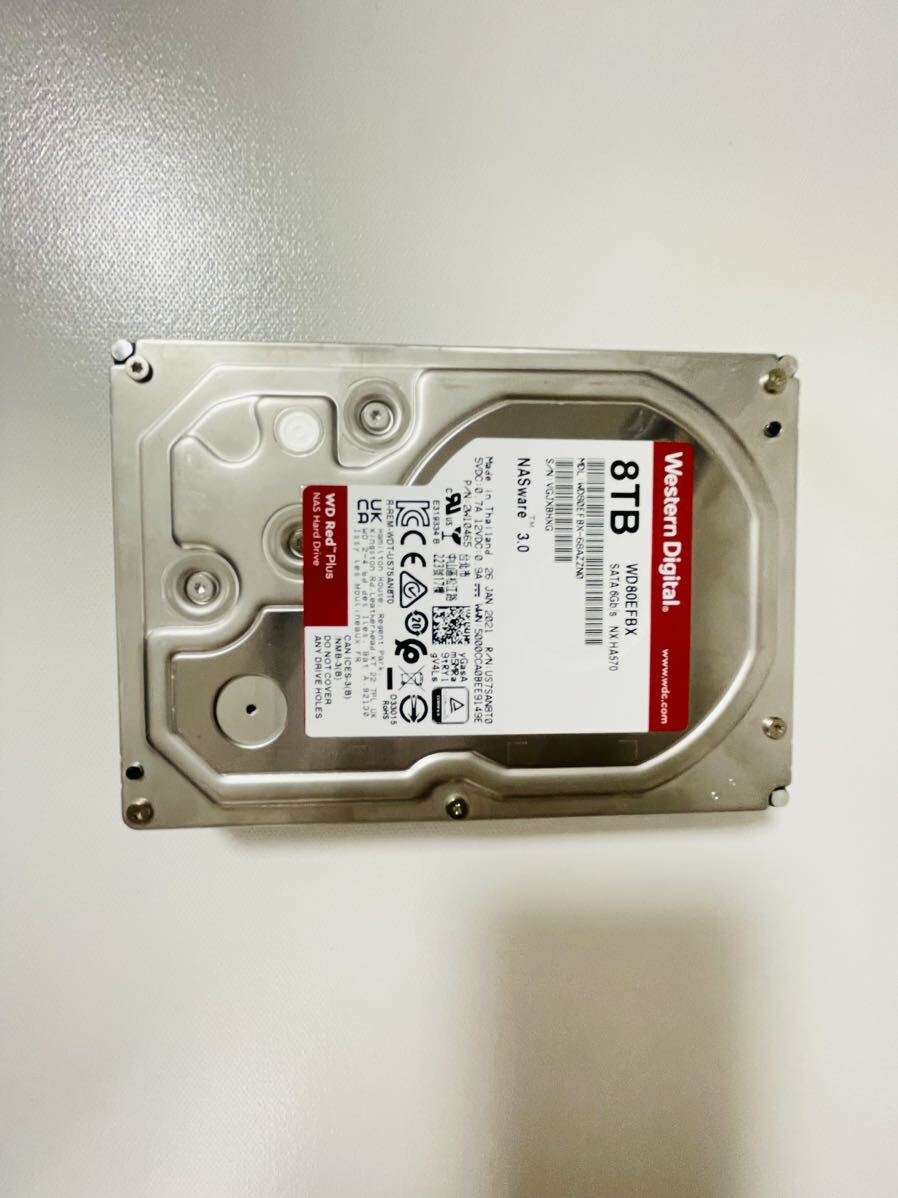 WD RED WD80EFBX 8TB Western Digital　③_画像2