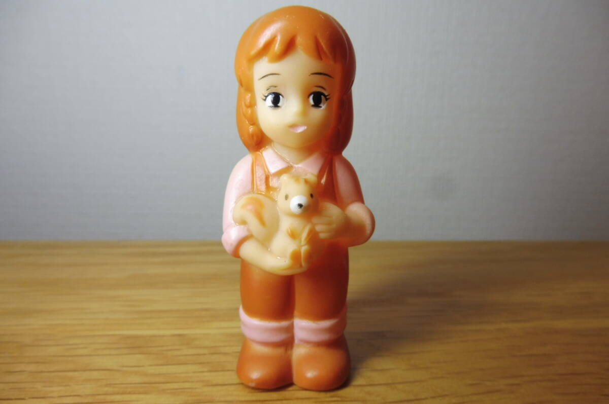 当時物 世界名作劇場 ナガサキヤ 愛少女ポリアンナ物語 ソフビ 指人形 1986年