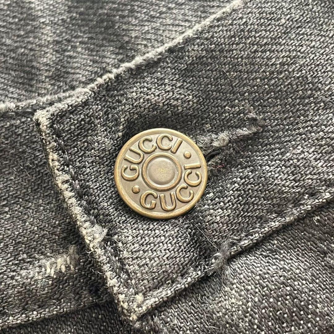 GUCCI グッチ デニムパンツ ブラック 綿100% 46サイズ GUCCI グッチ デニムパンツ ブラック 綿100% 46サイズ