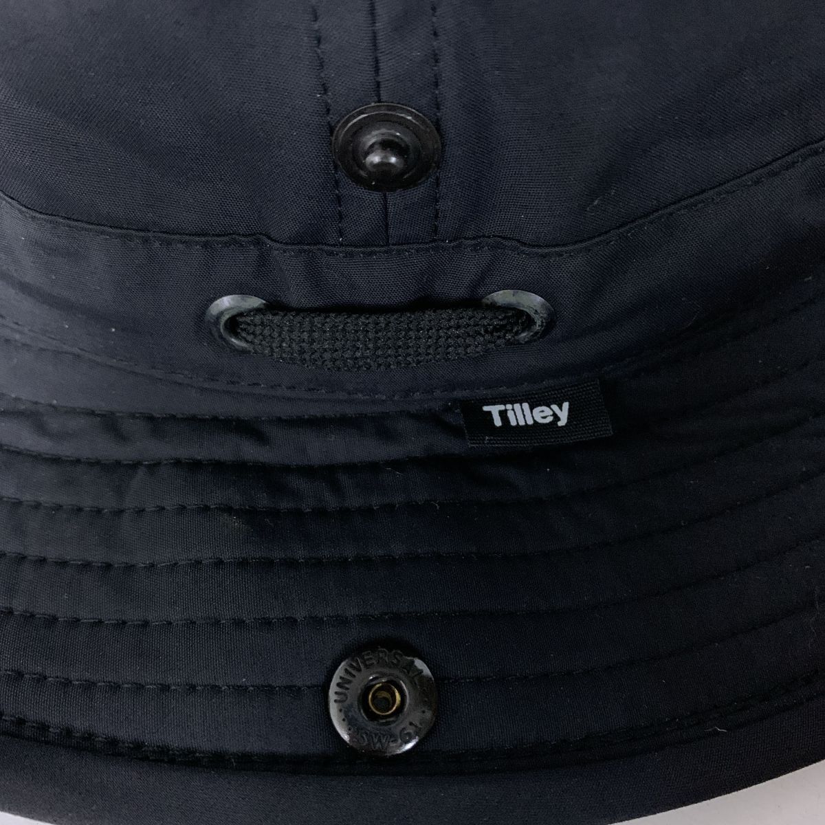 Tilley THE AIRFLO TILLEY HAT バケットハット 帽子 キャップ ハット キャンプ アウトドア 登山 レジャー ブラック 黒 L 7 1/2_画像6