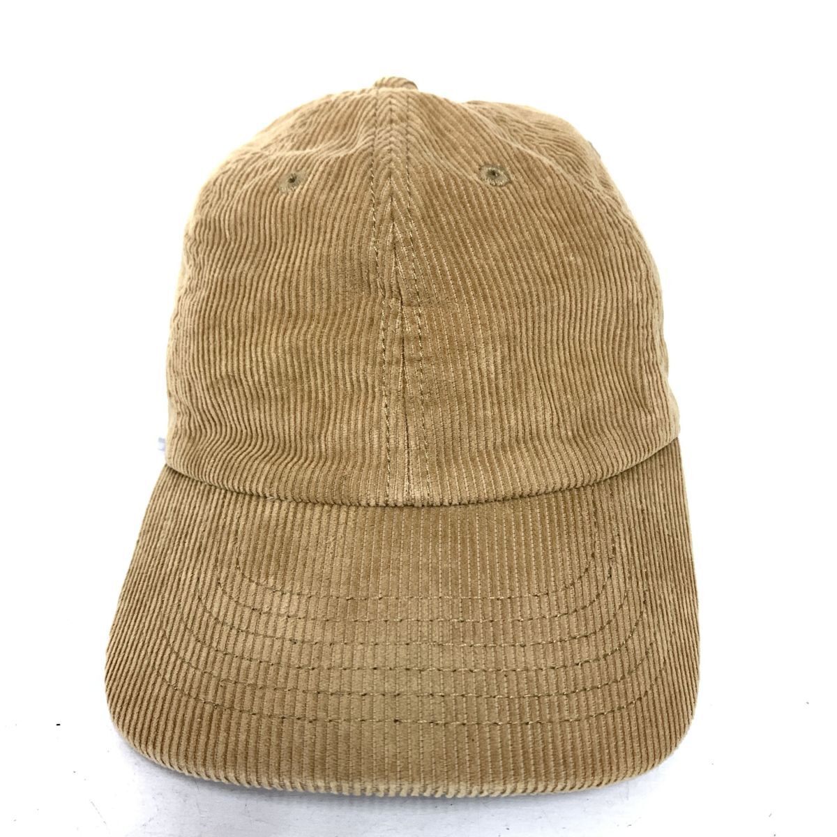 newhattan ニューハッタン コーデュロイキャップ 帽子 ハット 茶色 クリーム ワンサイズ ONE SAIZE 100% コットン_画像2