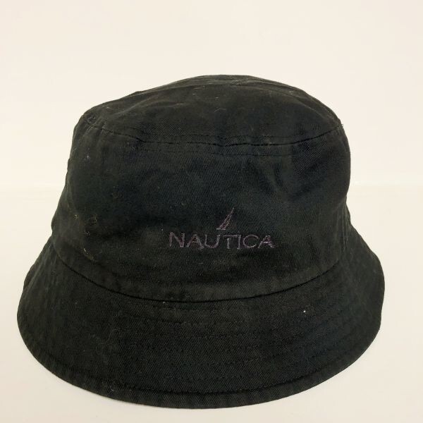 Nautica ノーティカ バケットハット 帽子 黒 ブラック メンズ レディース 100%コットン 男性 女性 ファッション 小物_画像2