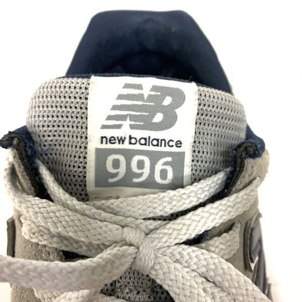 new balance 996 27cm US9　ニューバランス スニーカー 靴 シューズ NB メンズ 男性 MRL996WG グレー ブルー 青 カジュアル ファッション_画像8