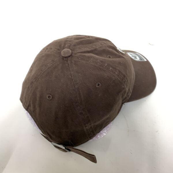 47brand フォーティーセブンブランド NY ニューヨーク ヤンキース OSFA キャップ 帽子 ハット ストリート ファッション ブラウン 茶色_画像6