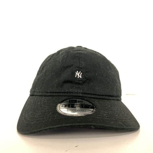 NEWERA ニューエラジャパン 9THIRTY ベースボールキャップ ニューヨーク ヤンキース 野球 帽子 ハット ストリート メンズ ブラック 黒_画像2